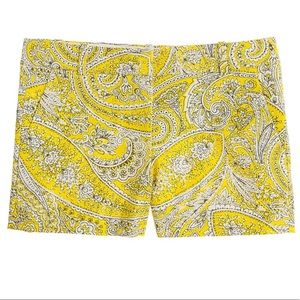J Crew Paisley Shorts